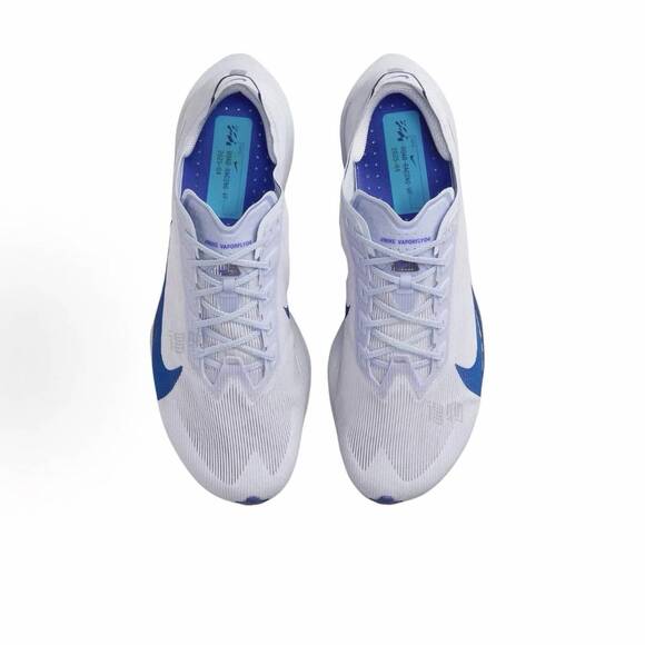 NEW NIKE men\'s zoomx vaporfly next shoe in ghost/blue void-persian violet